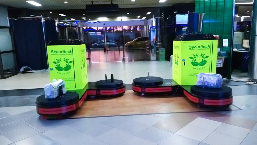 Jasa Pembungkusan Bagasi di Bandara Internasional Hang Nadim Batam 1